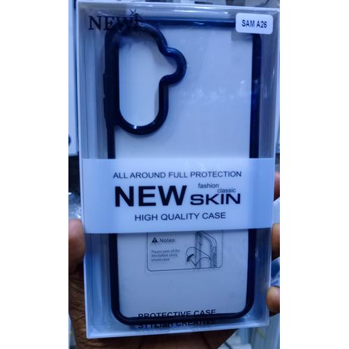 Galaxy A26 Clear, Transparent And Colorless New Skin Unique And Stylish Phone Case/ Cover.strong and durable.fits well in in a phone. does not fade away .