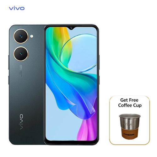 [On Offer!] Brand New Vivo Y03 64GB+4 GB 6.56" 90Hz Display Dual Sim Android 14 4G 5000mAh TypeC Smart Phones 2 Years warranty phone.has a clear rear and selfie camera