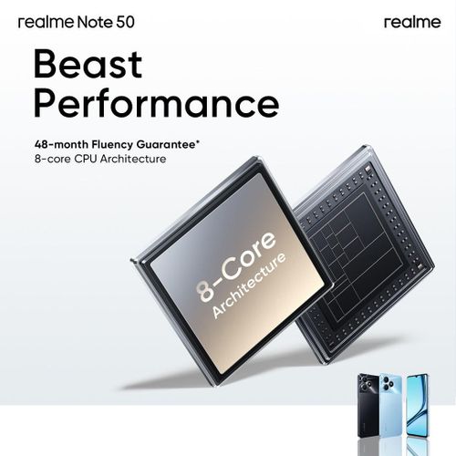 BRAND NEW REALME NOTE 50 128GB ROM + 4GB RAM 6.74"INCHES ULTRA CLEAR SCREEN IPS LCD Display Dual SIM (Nano-SIM)Dual SIM (Nano-SIM) USB TYPE C 5000 mAh Li-Po Battery IPS4 ANDROID 13 SMARTPHONE