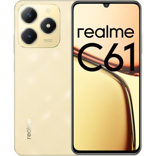 BRAND NEW Realme C61 256GB+8GB 90Hz 6.74'' 50MP 7.84mm Thickness 5000mAh IP54 Waterproof Android 14 Type-C Dual Sim Smart Phones Face and Fingerprint Unlock phone. BATTERY LASTS UPTO 5 DAYS .,