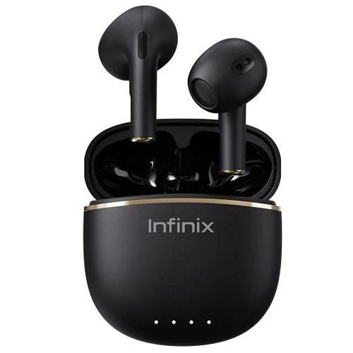 Infinix Buds Lite XE23 Active Vocal Clear Earbuds -has an incredible bass system .can withstand power for a long time upto 5 days  standby.