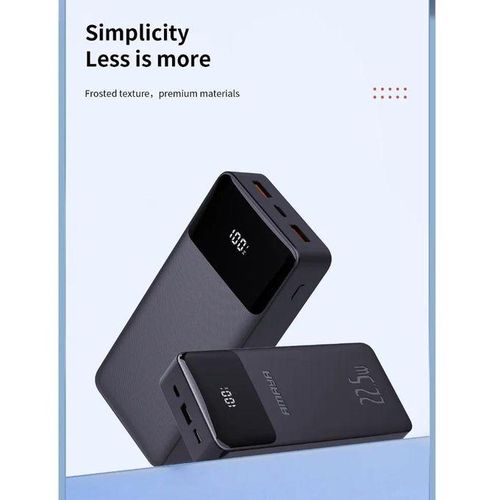 Amaya APW-13 22.5W 20,000mAh PD fast charging power banks with built in Type C & lightning cables available