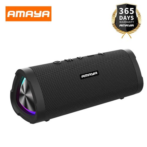 Amaya BD30 wireless Bluetooth speaker IPX5 waterproof with colorful lights.Can withstand power for a long period of time upto 5 days.
Has an incredible SUPERB BASS for clear audio output.