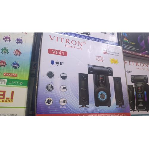 Vitron V641 SPEAKERS WITH THREE SUBWOOFER. HIGH SOUND FOR HOME ENTERTAINMENT AND 12 MONTHS WARRANTY.