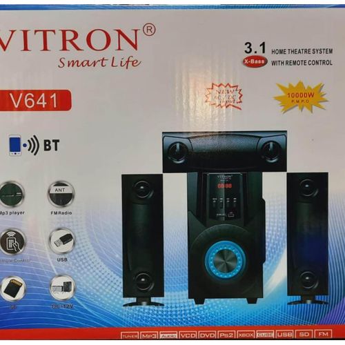 Vitron V641 SPEAKERS WITH THREE SUBWOOFER. HIGH SOUND FOR HOME ENTERTAINMENT AND 12 MONTHS WARRANTY.
