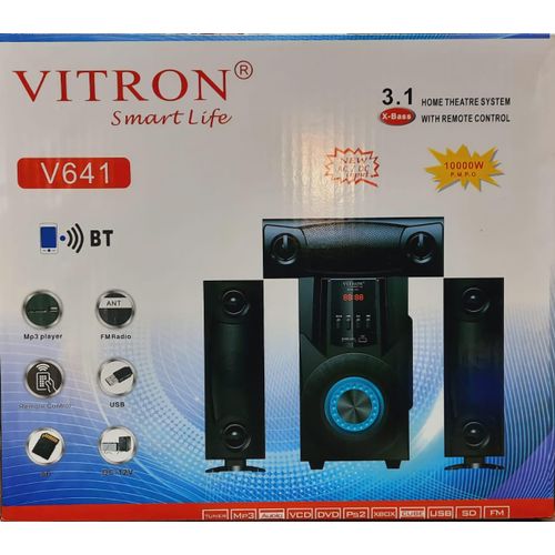 Vitron V641 SPEAKERS WITH THREE SUBWOOFER. HIGH SOUND FOR HOME ENTERTAINMENT AND 12 MONTHS WARRANTY.