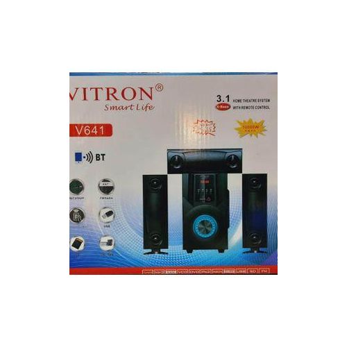 Vitron V641 SPEAKERS WITH THREE SUBWOOFER. HIGH SOUND FOR HOME ENTERTAINMENT AND 12 MONTHS WARRANTY.
