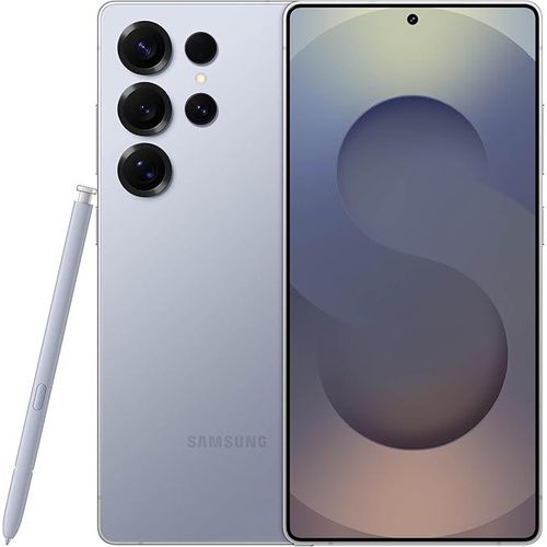Samsung Galaxy S25 Ultra Cell Phone, 256GB, AI Smartphone, Unlocked Android, AI Camera, Fast Processor, Long Battery Life, 2025, Titanium Silverblue