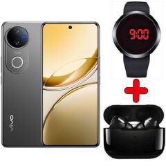 New Arrival Brand New Smart Phone,vivo V50 5G - 6.77" - 12RAM + 512GB (Dual SIM) Zeiss optics, Battery 6000mA Fast charging 90W, Fingerprint Sensors 2YRS WRTY- Satin Black Official Store