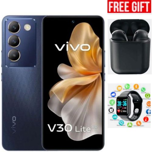 VIVO V30 Lite 256GB ROM UPTO 8GB ROM(8+8GB EXTENDABLE) 6.67''120Hz Amoled Display Snapdragon 695 SoC 64 +8 +2MP Camera 50MP Selfie Camera Dual Sim 80W + 5000mAh Smart Phone