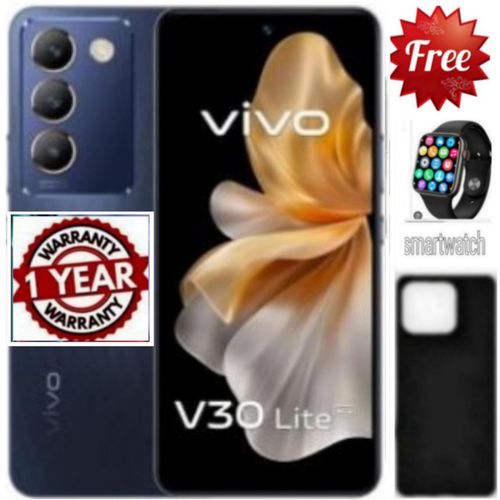 VIVO V30 Lite 256GB ROM UPTO 8GB ROM(8+8GB EXTENDABLE) 6.67''120Hz Amoled Display Snapdragon 695 SoC 64 +8 +2MP Camera 50MP Selfie Camera Dual Sim 80W + 5000mAh Smart Phone