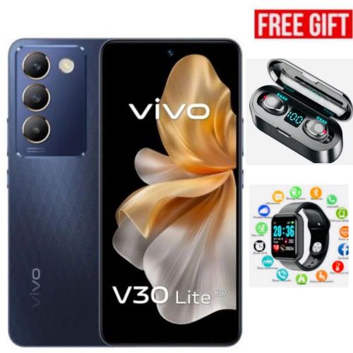 VIVO V30 Lite 256GB ROM UPTO 8GB ROM(8+8GB EXTENDABLE) 6.67''120Hz Amoled Display Snapdragon 695 SoC 64 +8 +2MP Camera 50MP Selfie Camera Dual Sim 80W + 5000mAh Smart Phone