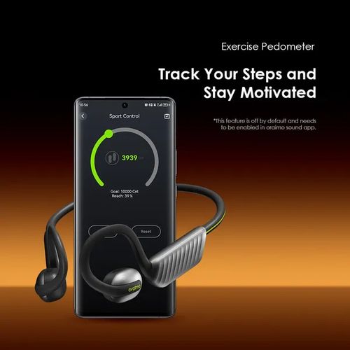 Oraimo OpenCirclet 2 IPX5 Open-Ear Headphones - Step Tracking & Heavy3ass™ Bass (Model OPIN-02) has a deeper and incredible sound output with superb bass and treble