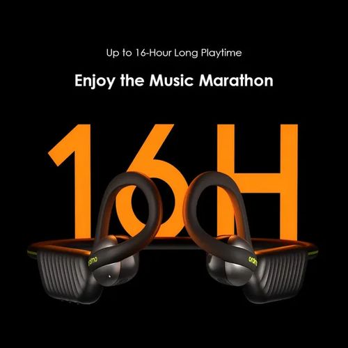 Oraimo OpenCirclet 2 IPX5 Open-Ear Headphones - Step Tracking & Heavy3ass™ Bass (Model OPIN-02) has a deeper and incredible sound output with superb bass and treble