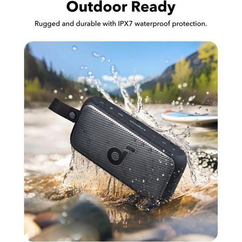 Anker Soundcore Motion 300 Wireless Hi-Res Portable Speaker -Has an incredible sound system with a superb bass and treble. can withstand power for a long period of time upto 13 hours of play