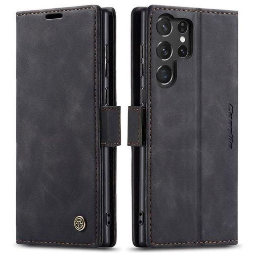 ORIGINAL Caseme Wallet Retro Leather Flip All-Round Protection Cover Case For Samsung Galaxy S25 Ultra .PERFECT FIT FOR THE PHONE . PROTECTIVE FOR THE SCREEN AND THE BACK PANNEL IN CASE OF A FALL DOWN