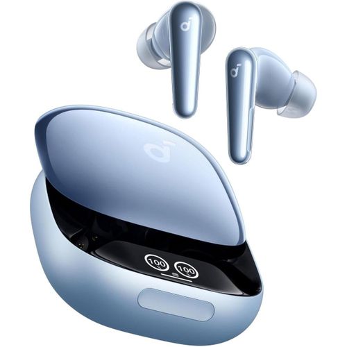 Anker Soundcore Liberty 4 Pro, Noise Cancelling Wireless Earbuds, 7-Sensor and Real-Time Adaptive Noise Cancelling, 2× Faster Charging, Studio-Level Hi-Fi Music, Clear Calls with 6 Mics and AI