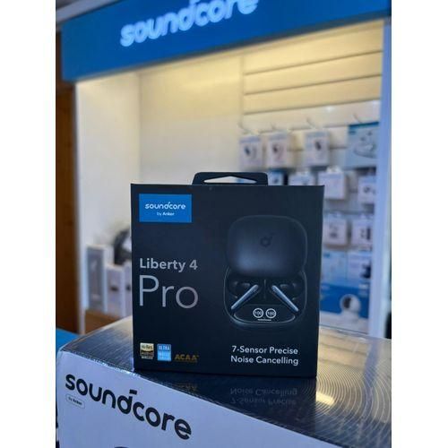 Anker Soundcore Liberty 4 Pro, Noise Cancelling Wireless Earbuds, 7-Sensor and Real-Time Adaptive Noise Cancelling, 2× Faster Charging, Studio-Level Hi-Fi Music, Clear Calls with 6 Mics and AI