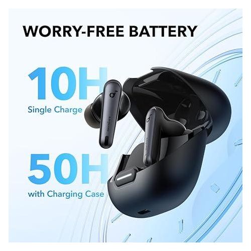 Anker soundcore Liberty 4 NC Wireless Earbuds, 98.5% Noise Reduction.Anker Soundcore Liberty 4 NC Noise Cancelling True Wireless Earbuds - Bluetooth 5.3 - Long Battery Life - IPX4, 1 Year WARRANTY