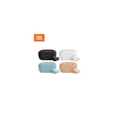 Jbl WAVE BUDS TRUE WIRELESS EARBUDS UP TO 8 HOURS OF PLAYBACK TIME,PASSIVE NOISE-ISOLATING DESIGN,WATER AND DUST RRESISTANT