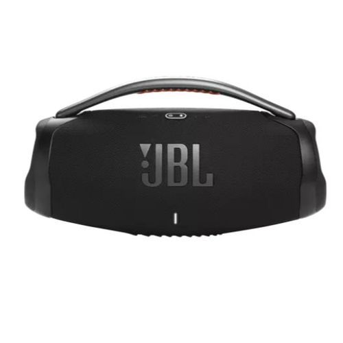 Jbl Boombox 3 Wi-Fi Streaming And Bluetooth Portable Speaker, Deep Bass, 3-Way Speaker, 24H Battery, 3D Dolby Atmos, Dust & Waterproof, Built-In Charger, Chromecast, Airplay Alexa,Party Boost Black