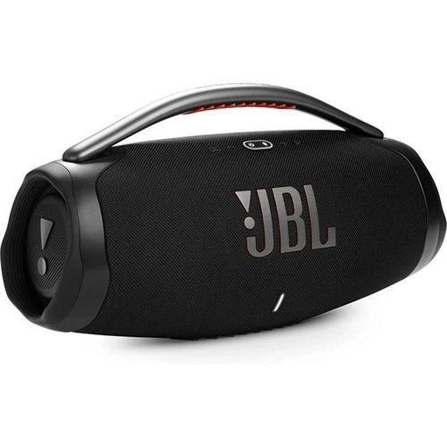 Jbl Boombox 3 Wi-Fi Streaming And Bluetooth Portable Speaker, Deep Bass, 3-Way Speaker, 24H Battery, 3D Dolby Atmos, Dust & Waterproof, Built-In Charger, Chromecast, Airplay Alexa,Party Boost Black