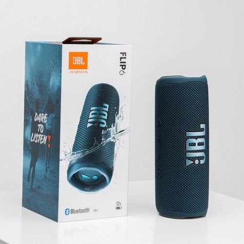 Jbl Flip 6 Original Portable Bluetooth Speaker, Powerful Sound And Deep Bass, IPX7 Waterproof, 12 Hours Of Playtime, Party Boost For Multiple Speaker Pairing For Home, Outdoor And Travel (Black)