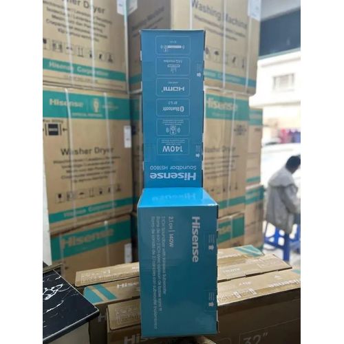 (SPECIAL OFFER) ORIGINAL Hisense Soundbar 140Watts 2.1 Channel HS1800 2 Years Warranty.HAS AN INCREDIBLE SOUND SYSTEM AND A BETTER VOLUME OUTPUT WITH SUPERB BASS SYSTEM .