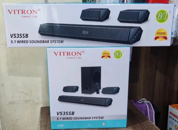 New In‼️🤩 Experience Sound Like Never Before! Introducing the Vitron V535SB Soundbar — a powerful 5.1 Channel home theater system built to turn your living room into a cinema! 🎬🔥 🎶 11,500W PMPO
