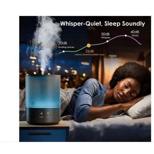 Oraimo SmartHumidifier Aura 4L Humidifier With Humidity Level Control. Quiet sleep ,soothing mist and timer function.