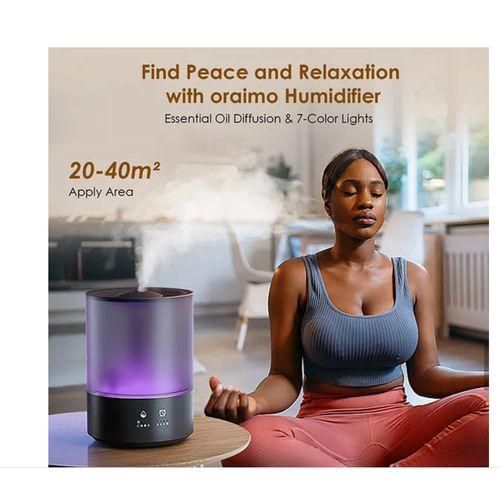 Oraimo SmartHumidifier Aura 4L Humidifier With Humidity Level Control. Quiet sleep ,soothing mist and timer function.