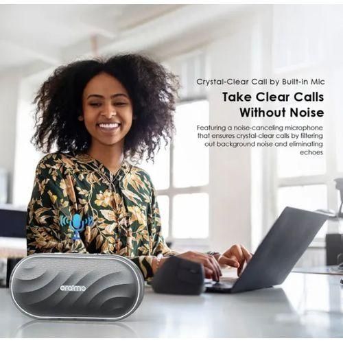 LIMITED OFFER!! Oraimo SpaceBox Bluetooth Speaker -8W, FM/USB/TF/AUX Support, Powerful Booming Bass, Personalized Light Show, PlaytimeBoost Mode, Custom EQ Settings