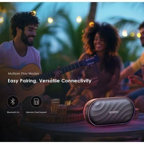 LIMITED OFFER!! Oraimo SpaceBox Bluetooth Speaker -8W, FM/USB/TF/AUX Support, Powerful Booming Bass, Personalized Light Show, PlaytimeBoost Mode, Custom EQ Settings