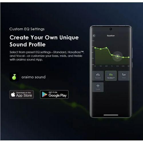 LIMITED OFFER!! Oraimo SpaceBox Bluetooth Speaker -8W, FM/USB/TF/AUX Support, Powerful Booming Bass, Personalized Light Show, PlaytimeBoost Mode, Custom EQ Settings