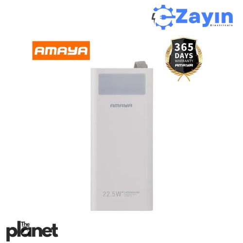 Amaya APW-04 40000mAh 22.5W Power Bank – Zayin Electricals, Zayin Electricals 22.5W , Ultra-Fast Charging Power Hub with LightMega Battery Pack,