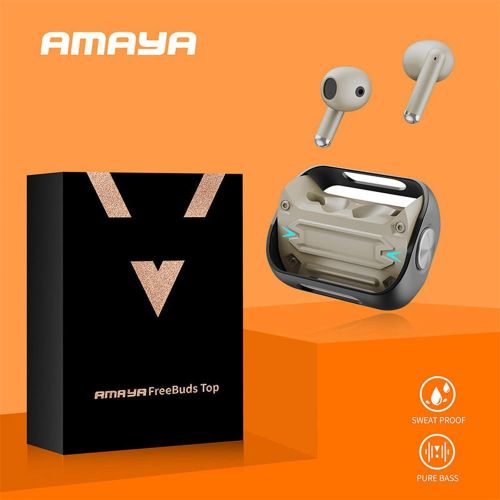Amaya TK01 FreeBuds Top Wireless Earbuds – High-Fidelity Audio With Long Battery Life. can withstand power for a long period of time upto 7 days standby in usage