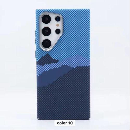 Luxo Carbon Fibre Tribal Magnetic Case With MagSafe For Samsung Galaxy S22 Ultra – Stylish, Durable, And Ultra-Protective Design
