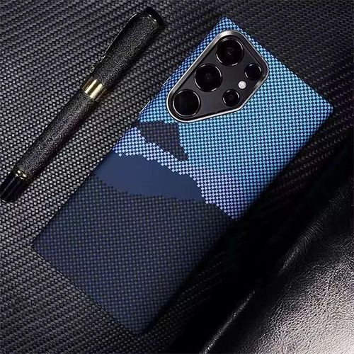 Luxo Carbon Fibre Tribal Magnetic Case With MagSafe For Samsung Galaxy S22 Ultra – Stylish, Durable, And Ultra-Protective Design