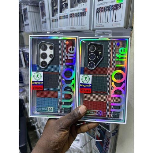 Luxo Carbon Fibre Tribal Magnetic Case With MagSafe For Samsung Galaxy S23 Ultra – Stylish, Durable, And Ultra-Protective Design