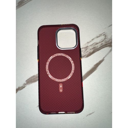 IPhone 13  Promax Luxo Carbon Fibre Tribal MagSafe Case – Slim, Durable, And Stylish Protection With Magnetic Compatibility