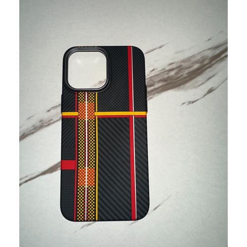 IPhone 13  Promax Luxo Carbon Fibre Tribal MagSafe Case – Slim, Durable, And Stylish Protection With Magnetic Compatibility