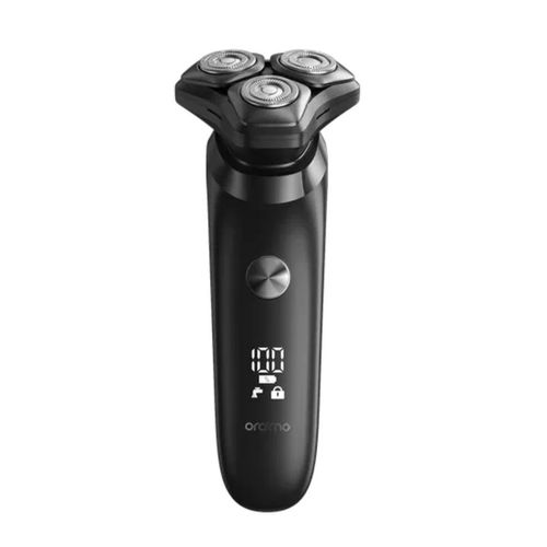 Oraimo EasyShave ORS-280 Multi-Functional Electric Shaver – Dual Floating Blade, Waterproof IPX7, LED Display, Rechargeable, Travel Lock – Black