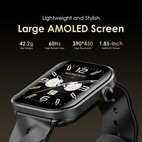 Oraimo OSW-811H Watch Pro AM 1.85 AMOLED IP68 Smart Watch. can withstand battery upto 14 days standby of usage. manages all calls and notifications and exercise features