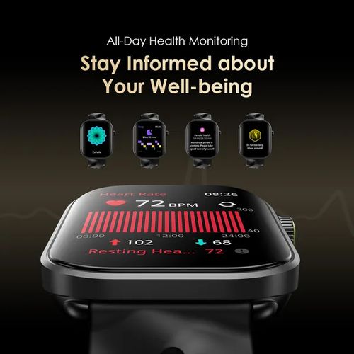 Oraimo OSW-811H Watch Pro AM 1.85 AMOLED IP68 Smart Watch. can withstand battery upto 14 days standby of usage. manages all calls and notifications and exercise features