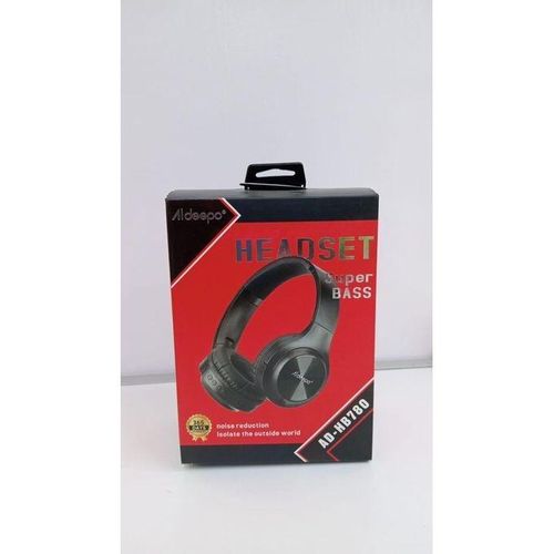 Aldeepo AD-H780 Super Bass Noise Reduction Headset. has got better surround sound system with a superb bass and equalizer.can withstand power for long upto 10 days standby