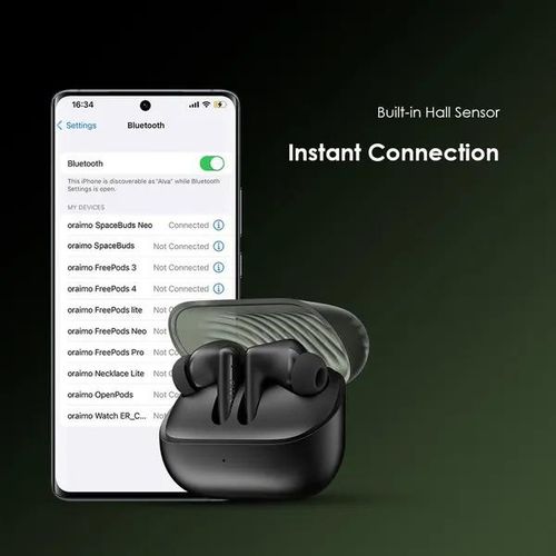 Oraimo SpaceBuds Neo True Wireless Spatial Earbuds With App 30 Hr Playtime Super Powerful Bass New Arrival