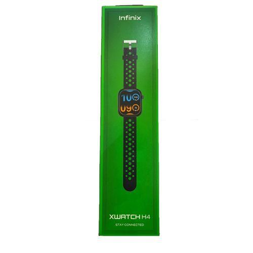 Infinix XWatch H4 (model number XW4L) features a 2.04-inch full touch HD large screen, clear Bluetooth calling, and over 100 customizable watch faces. It also includes pro-level workout and health