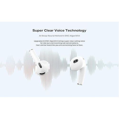 ORIGINAL Infinix XBuds 3 Lite Wireless Bluetooth Headphones With DUAL MIC ENC Earbuds And Charging Case.has a superb bass system. can withstand power for a long time upto 5 days standby.