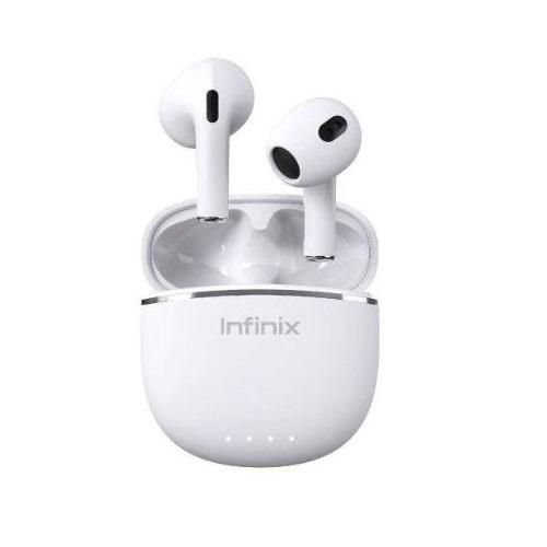 ORIGINAL Infinix XBuds 3 Lite Wireless Bluetooth Headphones With DUAL MIC ENC Earbuds And Charging Case.has a superb bass system. can withstand power for a long time upto 5 days standby.
