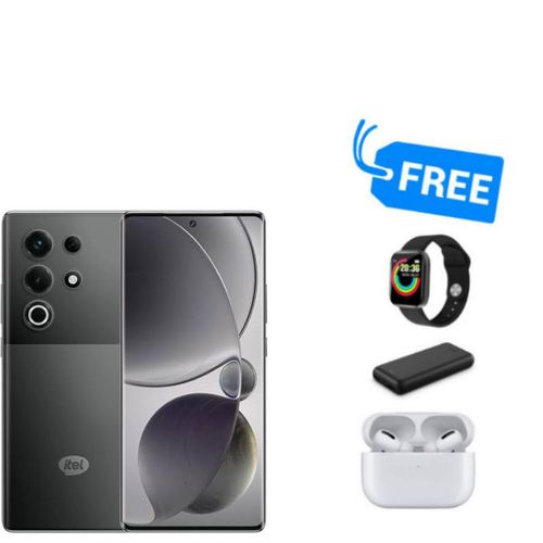 Itel S25 ULTRA 256GB Storage+UpTo 16GB RAM 500MAH BATTERY CORNING GORILLA GLASS IP64 ,-Warranty COMES WITH FREE GIFTS ( AIRPODS + SMART WATCh) FOR YOU